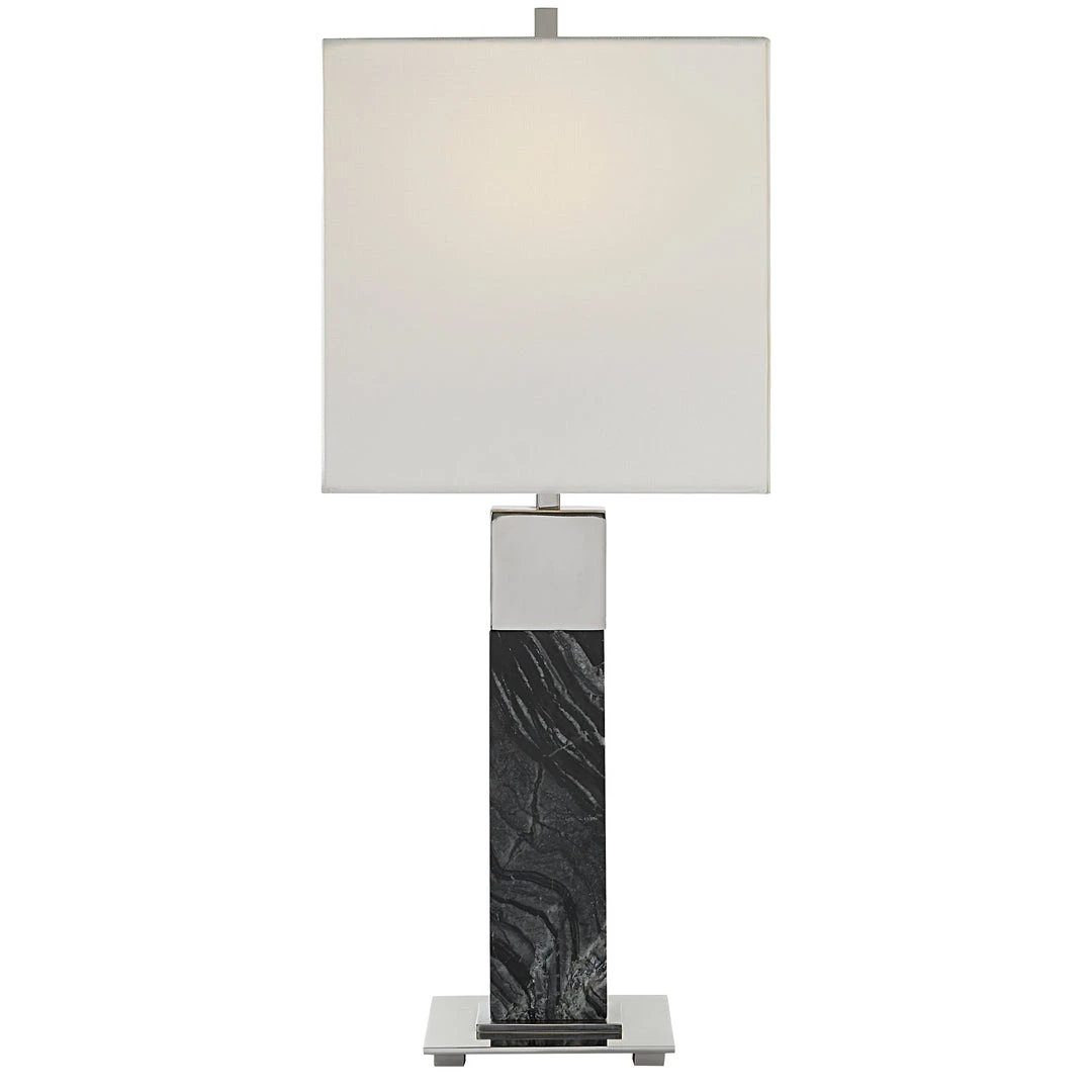Uttermost Pilaster Black Marble Table Lamp 3 Uttermost Pilaster Black Marble Table Lamp