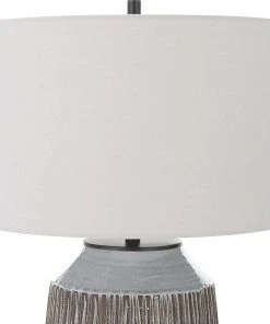 Uttermost Neolithic Blue-Gray Table Lamp Table Lamps 13 Uttermost Neolithic Blue-Gray Table Lamp Table Lamps