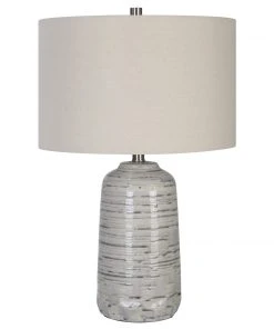 Uttermost Cyclone Ivory Table Lamp