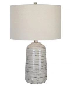 Uttermost Cyclone Ivory Table Lamp