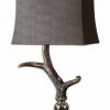 Uttermost Stag Horn Dark Shade Table Lamp Table Lamps 2 Uttermost Stag Horn Dark Shade Table Lamp Table Lamps