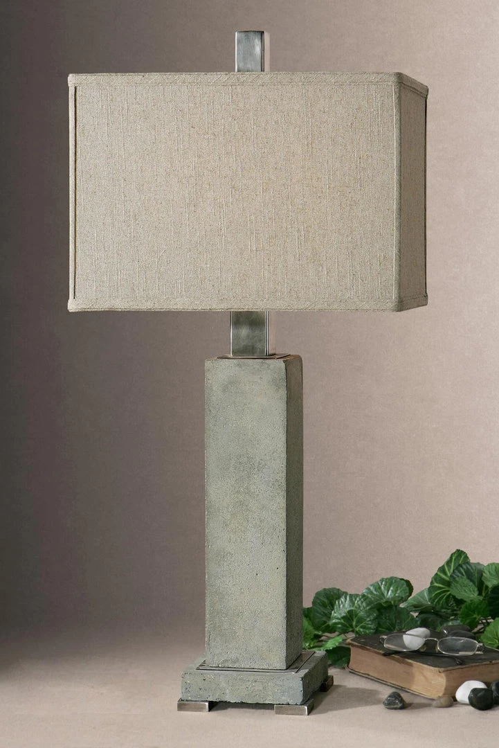 Table Lamps Uttermost Risto Concrete Table Lamp 4 Table Lamps Uttermost Risto Concrete Table Lamp
