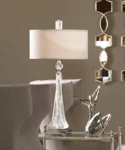 Uttermost Grancona Twisted Glass Table Lamp 7 Uttermost Grancona Twisted Glass Table Lamp