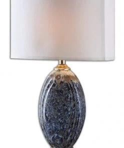 Uttermost Blue Latah Lamp