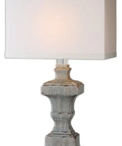 Uttermost San Marcello Blue Glaze Lamp