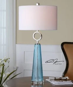 Table Lamps Uttermost Navier Blue Glass Table Lamp 5 Table Lamps Uttermost Navier Blue Glass Table Lamp