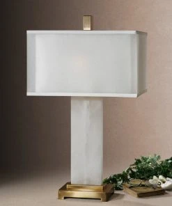 Uttermost Athanas Alabaster Lamp