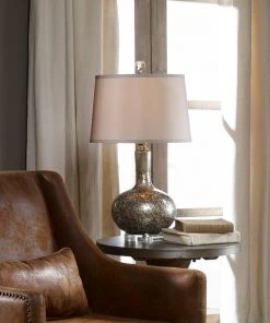 Uttermost Aemilius Gray Glass Table Lamp Table Lamps 8 Uttermost Aemilius Gray Glass Table Lamp Table Lamps