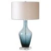 Uttermost Hagano Blue Glass Table Lamp Table Lamps 2 Uttermost Hagano Blue Glass Table Lamp Table Lamps