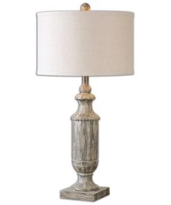 Table Lamps Uttermost Agliano Aged Dark Pecan Lamp