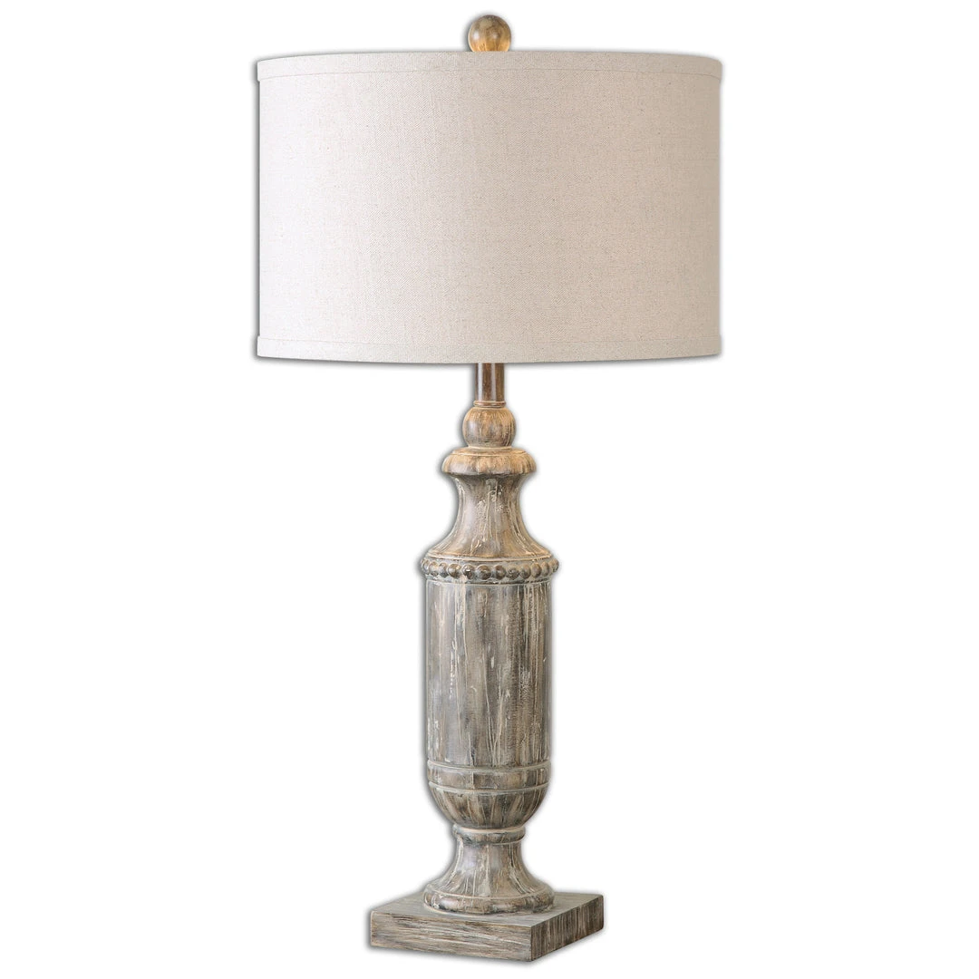 Table Lamps Uttermost Agliano Aged Dark Pecan Lamp 3 Table Lamps Uttermost Agliano Aged Dark Pecan Lamp