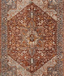 RUGS Loloi Lourdes Power Loomed Rust / Multi Rug