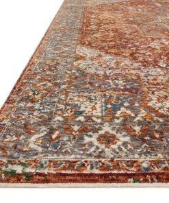 RUGS Loloi Lourdes Power Loomed Rust / Multi Rug