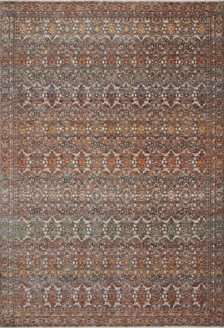 RUGS Loloi Lourdes Power Loomed Stone / Multi Rug 3 RUGS Loloi Lourdes Power Loomed Stone / Multi Rug