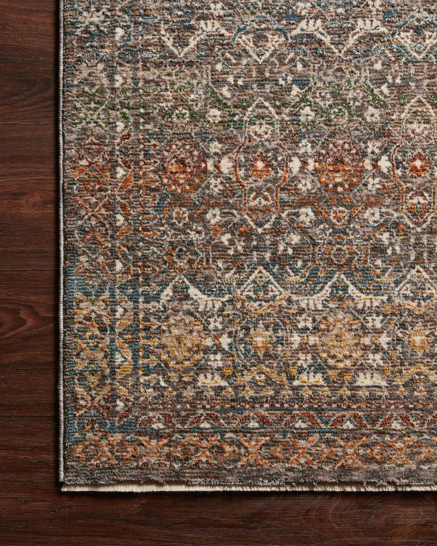 RUGS Loloi Lourdes Power Loomed Stone / Multi Rug 5 RUGS Loloi Lourdes Power Loomed Stone / Multi Rug