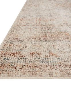 Loloi Lourdes Power Loomed Ivory / Spice Rug RUGS