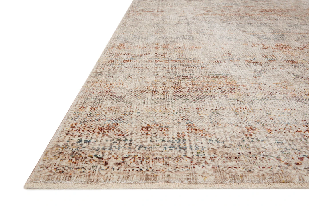 Loloi Lourdes Power Loomed Ivory / Spice Rug RUGS 4 Loloi Lourdes Power Loomed Ivory / Spice Rug RUGS