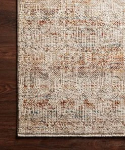 Loloi Lourdes Power Loomed Ivory / Spice Rug RUGS 7 Loloi Lourdes Power Loomed Ivory / Spice Rug RUGS