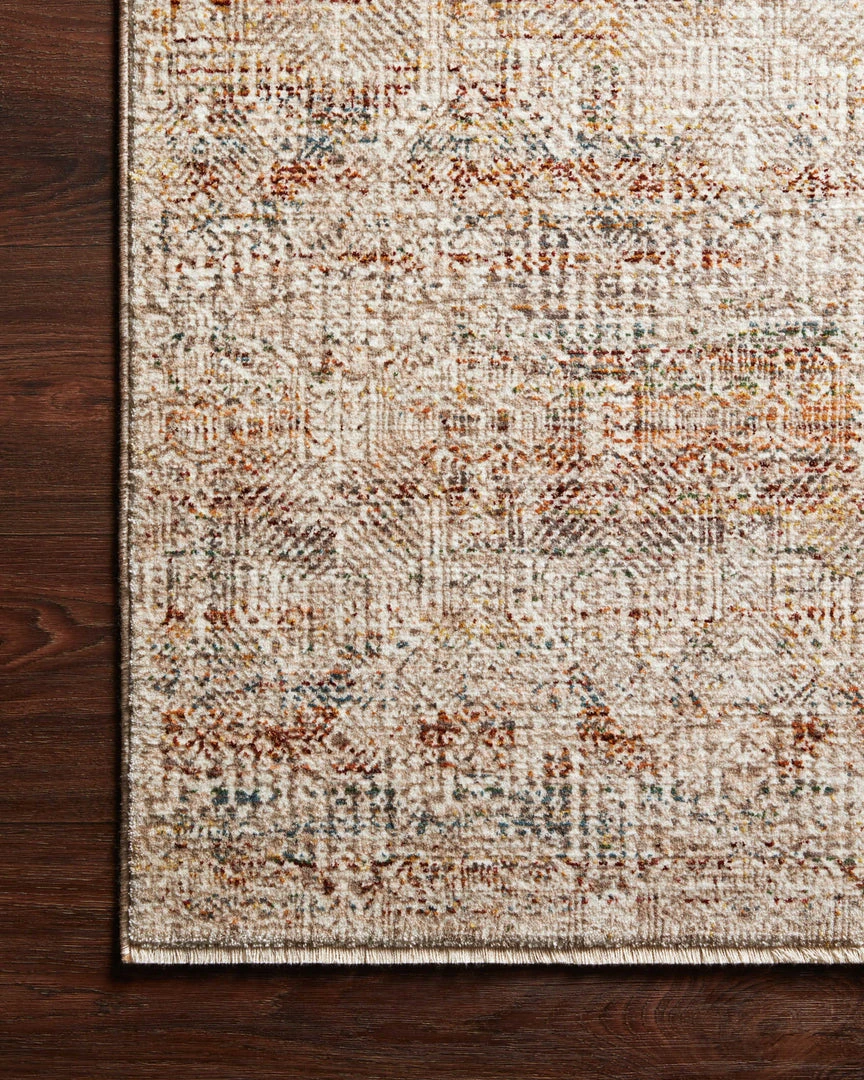 Loloi Lourdes Power Loomed Ivory / Spice Rug RUGS 5 Loloi Lourdes Power Loomed Ivory / Spice Rug RUGS