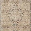 Loloi Lourdes Power Loomed Ivory / Multi Rug