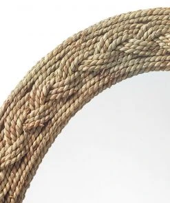 DECOR Jamie Young Lark Braided Oval Mirror