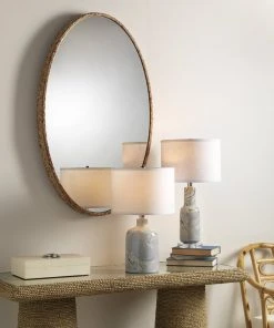 Jamie Young Sparrow Braided Oval Mirror DECOR