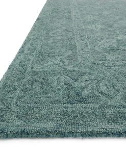 Loloi Lyle Hooked Teal Rug RUGS