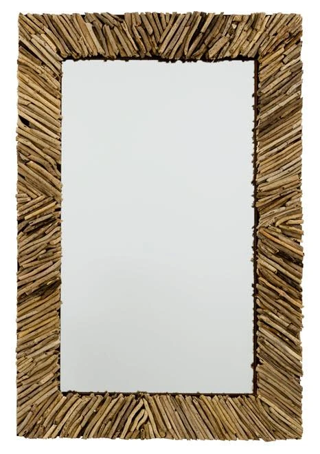 DECOR Jamie Young Driftwood Rectangle Mirror 3 DECOR Jamie Young Driftwood Rectangle Mirror