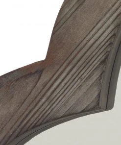 DECOR Jamie Young Clover Mirror In Grey Washed Wood