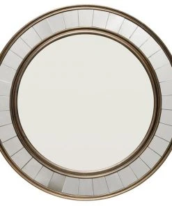 DECOR Jamie Young Coltrane Mirror In Antique Bronze Wood