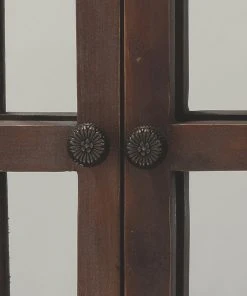 DECOR Jamie Young Craftsman Mirror In Antique Brown Wood