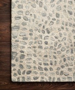 Loloi Masai Hooked Silver Grey / Ivory Rug