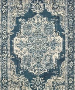 Indoor/Outdoor Rugs Loloi Mika Power Loomed Dk Blue / Dk Blue Rug