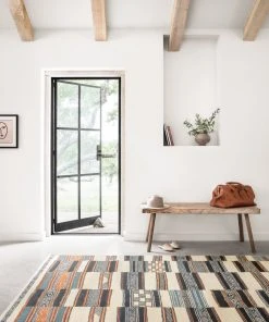 Indoor/Outdoor Rugs Loloi Mika Power Loomed Ivory / Multi Rug