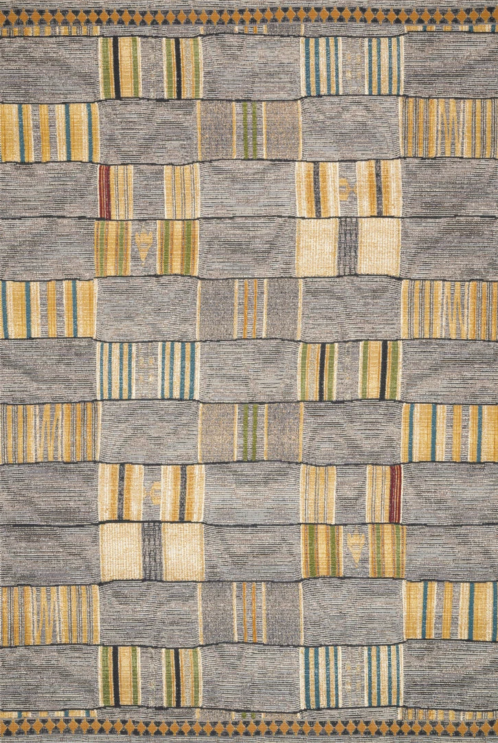 Indoor/Outdoor Rugs Loloi Mika Power Loomed Granite / Multi Rug 3 Indoor/Outdoor Rugs Loloi Mika Power Loomed Granite / Multi Rug