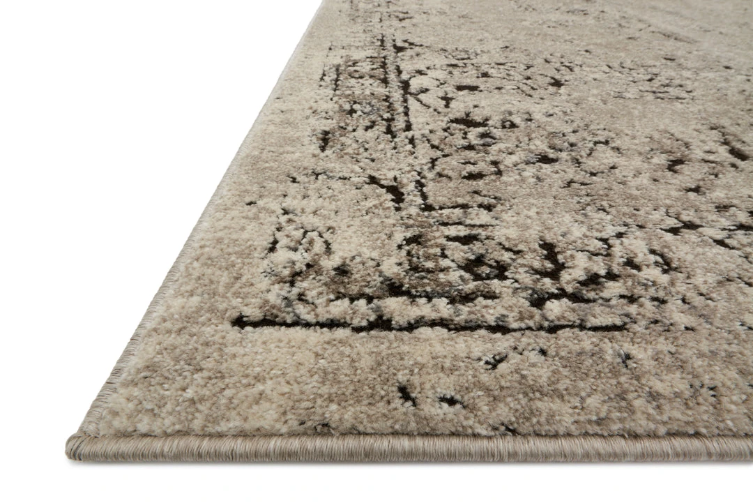 Loloi Millennium Power Loomed Stone / Charcoal Rug RUGS 4 Loloi Millennium Power Loomed Stone / Charcoal Rug RUGS