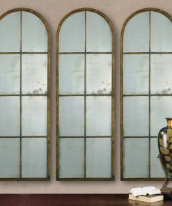 Uttermost Amiel Arched Brown Mirror 8 Uttermost Amiel Arched Brown Mirror