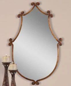DECOR Uttermost Ablenay Antique Gold Mirror