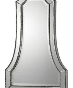 Uttermost Cattaneo Silver Beaded Mirror DECOR