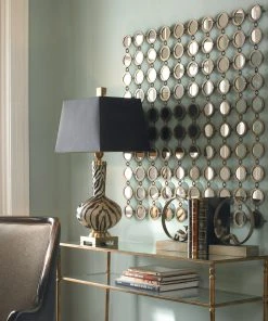 DECOR Uttermost Dinuba Antique Silver Champagne Mirror