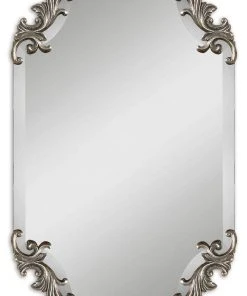 Uttermost Andretta Baroque Silver Mirror DECOR