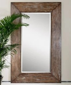Uttermost Langford Large Wood Mirror