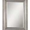 DECOR Uttermost Seymour Antique Silver Mirror