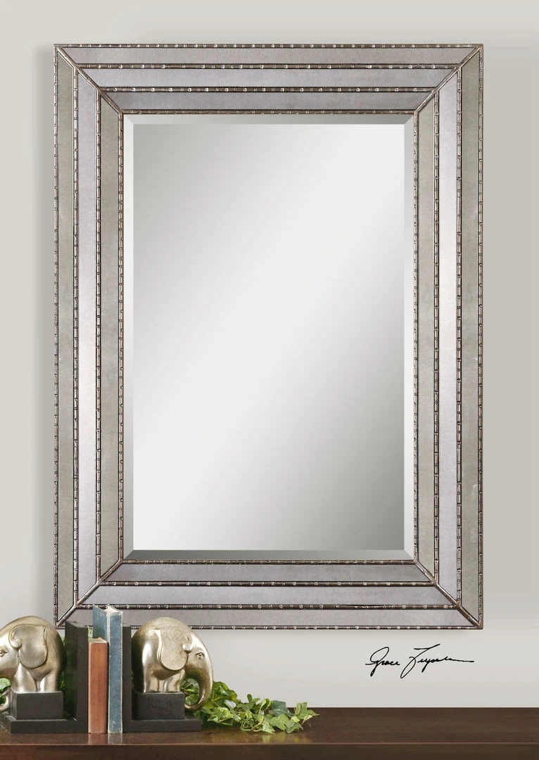 DECOR Uttermost Seymour Antique Silver Mirror 5 DECOR Uttermost Seymour Antique Silver Mirror