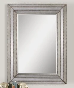 DECOR Uttermost Seymour Antique Silver Mirror 6 DECOR Uttermost Seymour Antique Silver Mirror