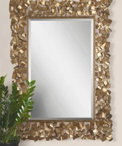Uttermost Capulin Antique Gold Mirror