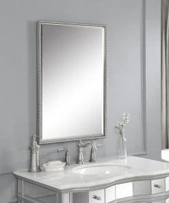 Uttermost Sherise Brushed Nickel Mirror DECOR