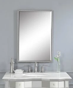 Uttermost Sherise Brushed Nickel Mirror DECOR