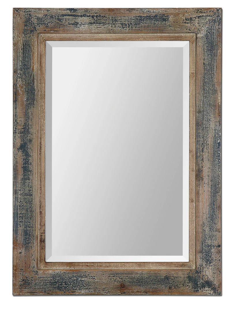 Uttermost Bozeman Distressed Blue Mirror 3 Uttermost Bozeman Distressed Blue Mirror