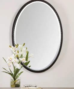 DECOR Uttermost Casalina Oil Rubbed Bronze Oval Mirror
